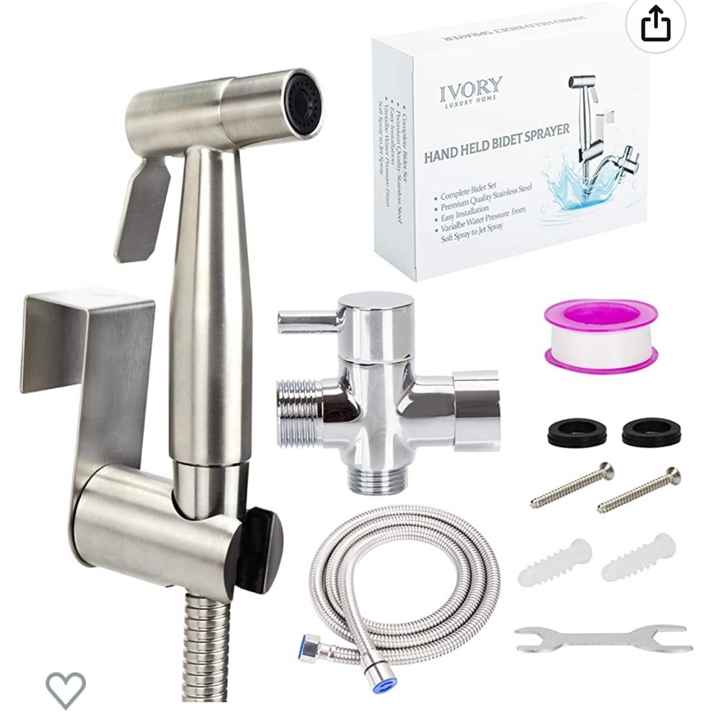 Hand held bidet sprayer